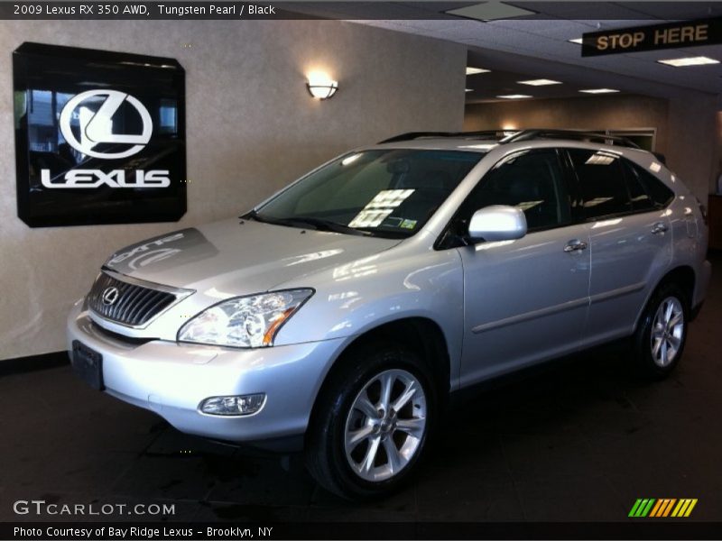 Tungsten Pearl / Black 2009 Lexus RX 350 AWD