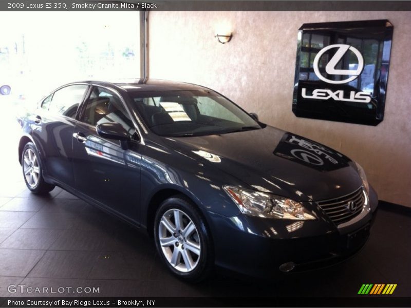 Smokey Granite Mica / Black 2009 Lexus ES 350