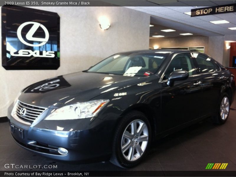 Smokey Granite Mica / Black 2009 Lexus ES 350