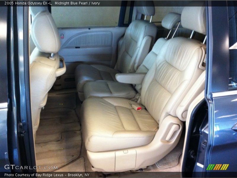 Midnight Blue Pearl / Ivory 2005 Honda Odyssey EX-L