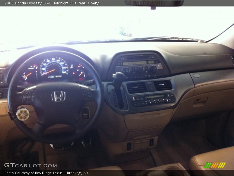 Midnight Blue Pearl / Ivory 2005 Honda Odyssey EX-L