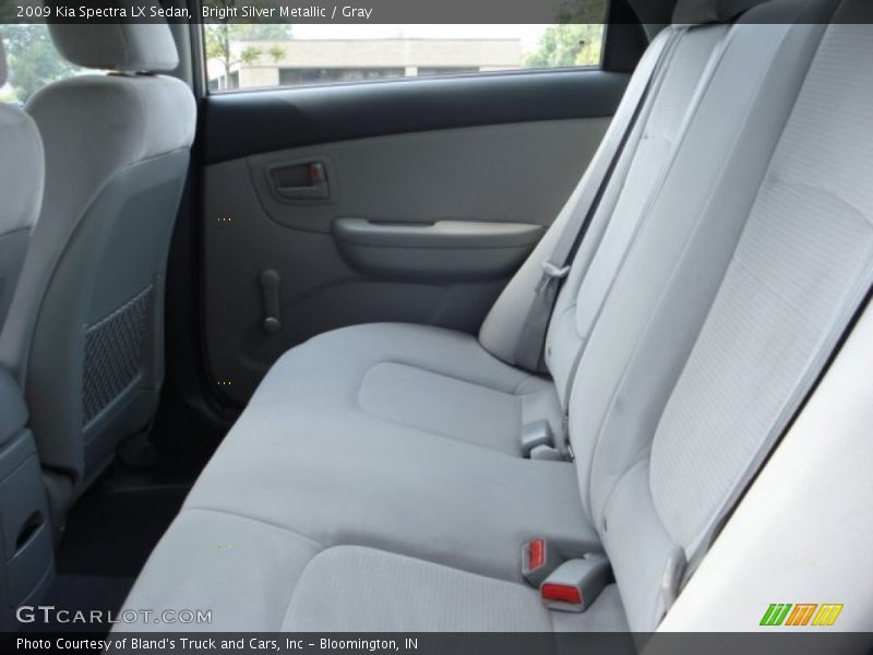 Bright Silver Metallic / Gray 2009 Kia Spectra LX Sedan