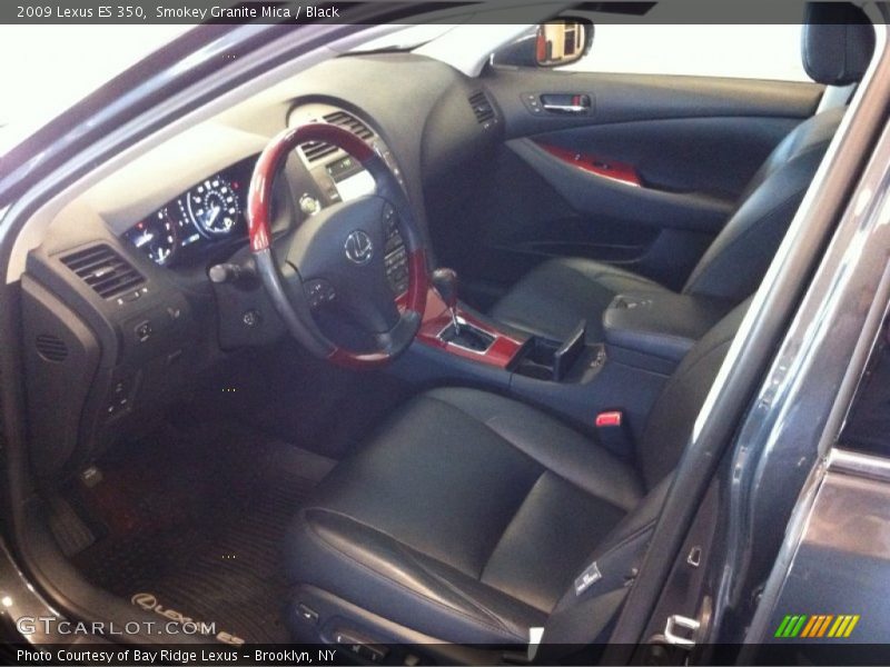 Smokey Granite Mica / Black 2009 Lexus ES 350