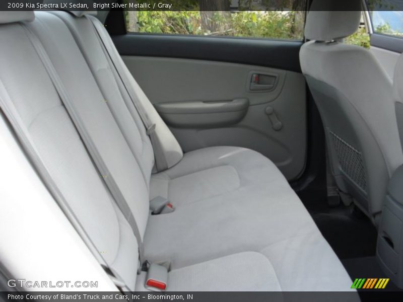 Bright Silver Metallic / Gray 2009 Kia Spectra LX Sedan