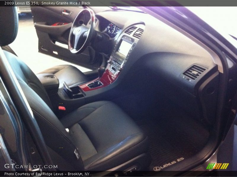 Smokey Granite Mica / Black 2009 Lexus ES 350