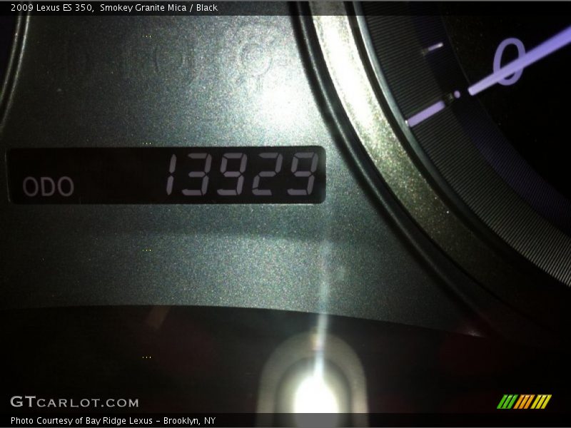 Smokey Granite Mica / Black 2009 Lexus ES 350