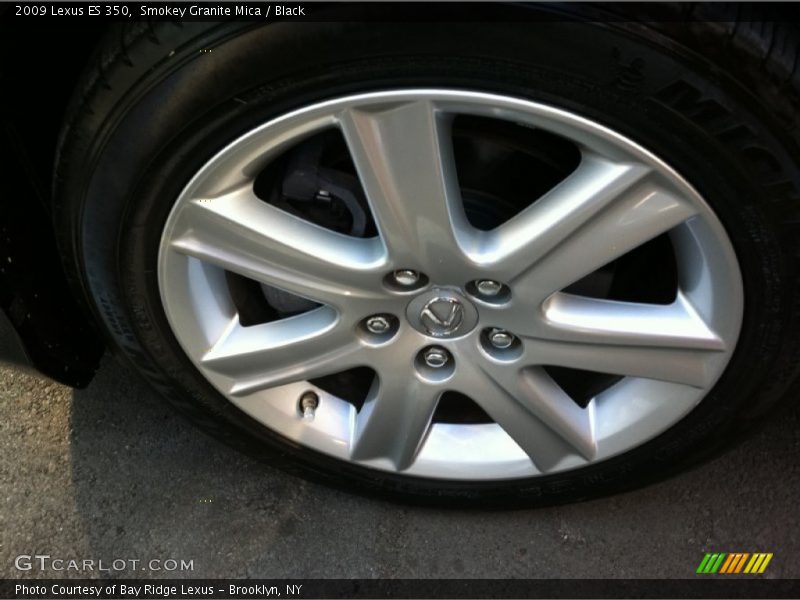 Smokey Granite Mica / Black 2009 Lexus ES 350
