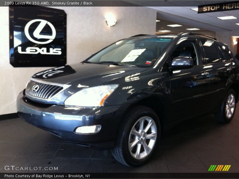 Smokey Granite / Black 2009 Lexus RX 350 AWD