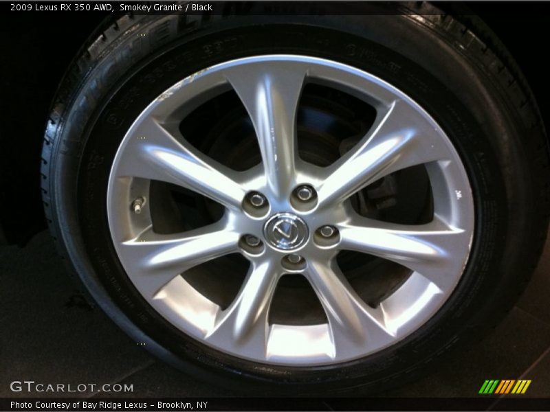 Smokey Granite / Black 2009 Lexus RX 350 AWD