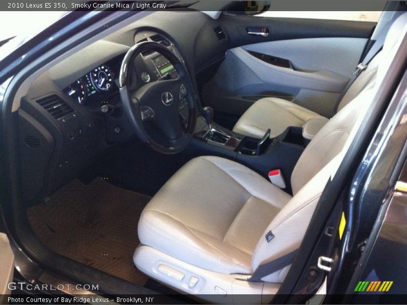 Smoky Granite Mica / Light Gray 2010 Lexus ES 350