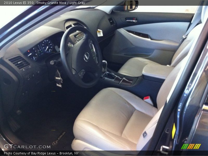 Smoky Granite Mica / Light Gray 2010 Lexus ES 350