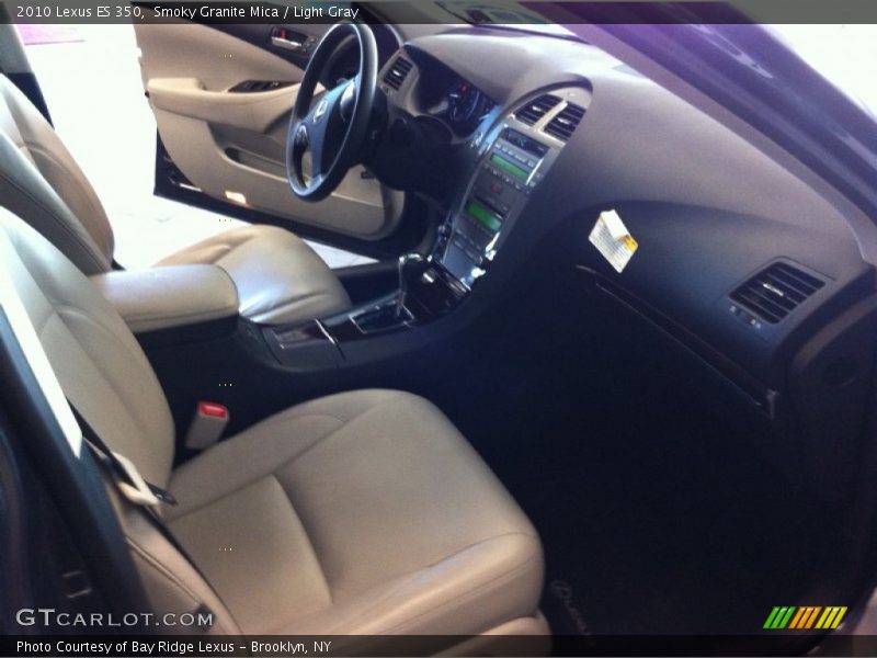Smoky Granite Mica / Light Gray 2010 Lexus ES 350