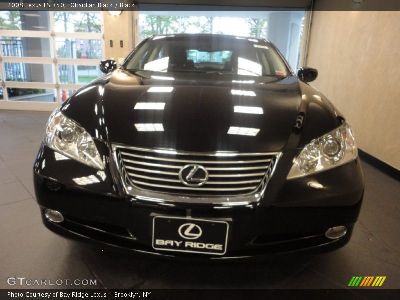 Obsidian Black / Black 2008 Lexus ES 350