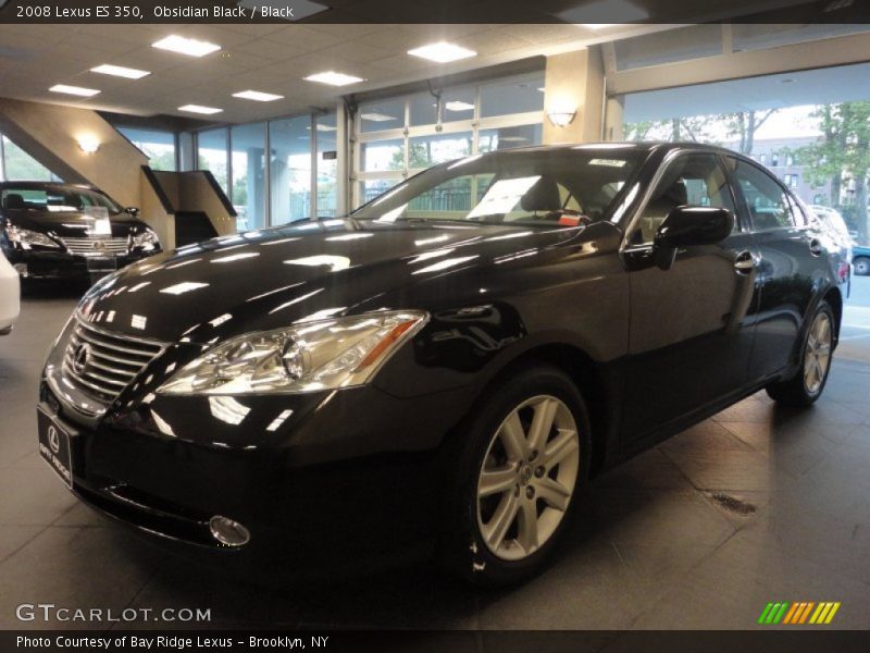 Obsidian Black / Black 2008 Lexus ES 350