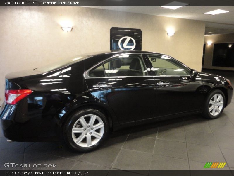 Obsidian Black / Black 2008 Lexus ES 350