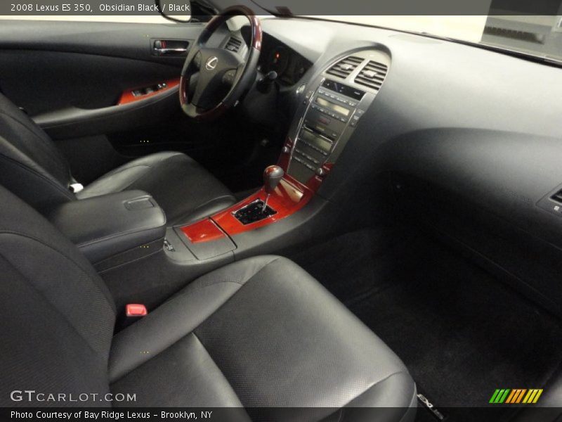 Obsidian Black / Black 2008 Lexus ES 350