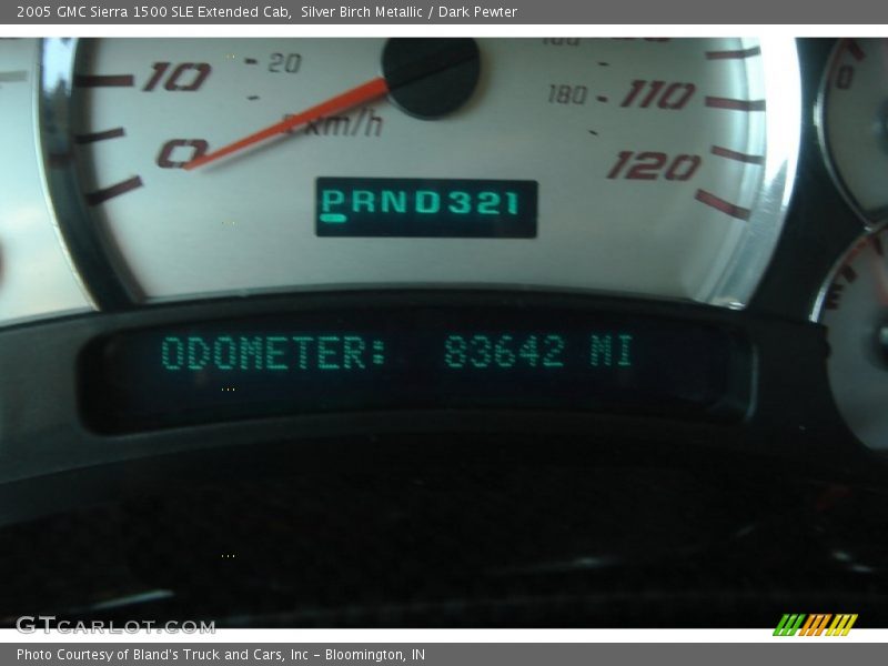 Silver Birch Metallic / Dark Pewter 2005 GMC Sierra 1500 SLE Extended Cab
