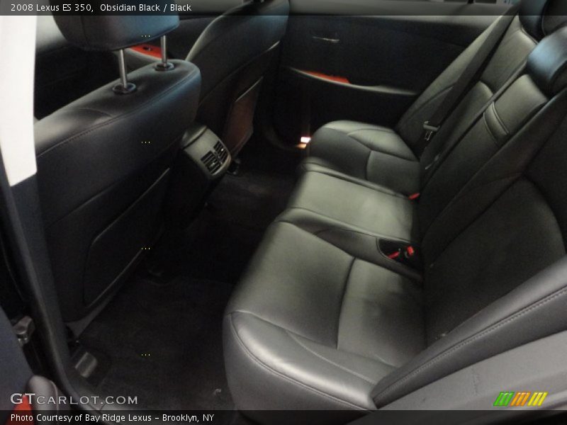 Obsidian Black / Black 2008 Lexus ES 350