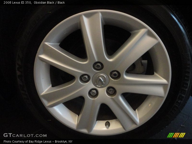 Obsidian Black / Black 2008 Lexus ES 350