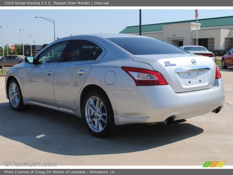 Radiant Silver Metallic / Charcoal 2009 Nissan Maxima 3.5 S