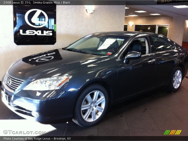 Smoky Granite Mica / Black 2008 Lexus ES 350