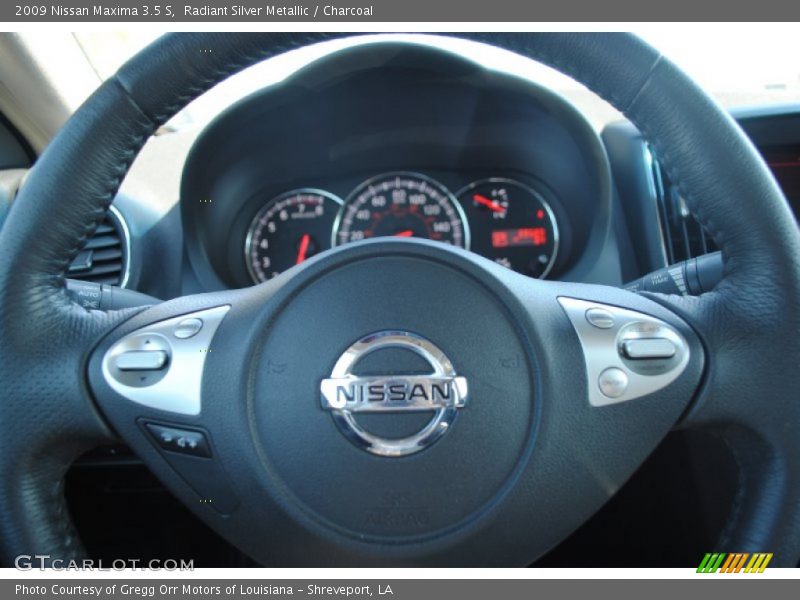 Radiant Silver Metallic / Charcoal 2009 Nissan Maxima 3.5 S