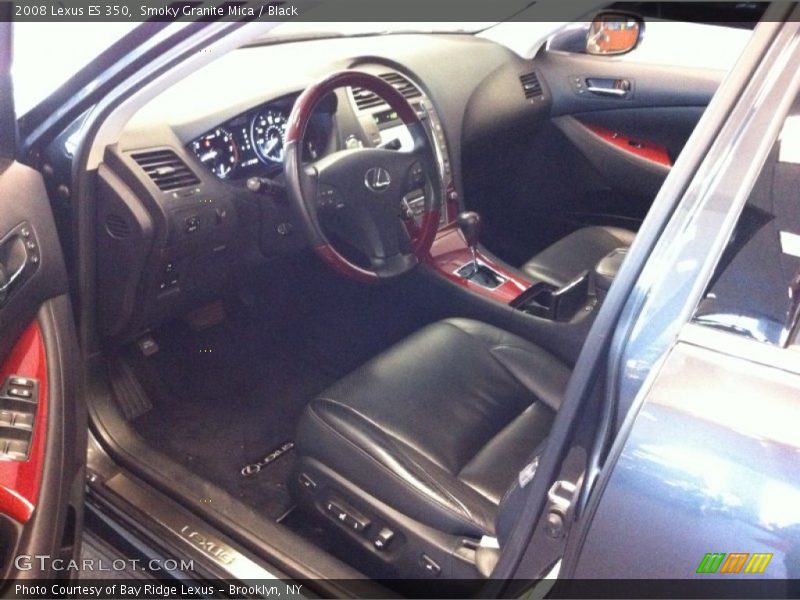Smoky Granite Mica / Black 2008 Lexus ES 350