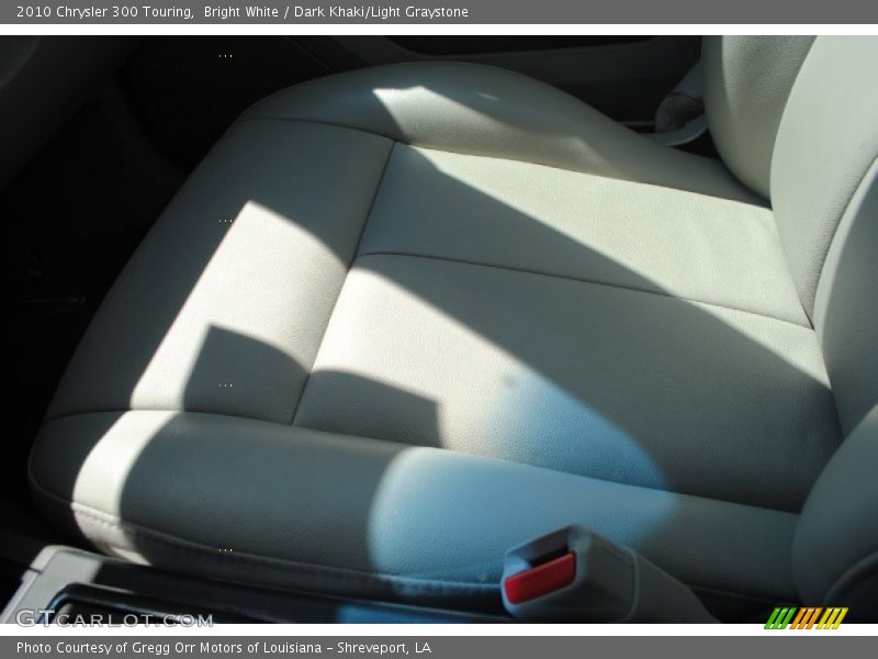 Bright White / Dark Khaki/Light Graystone 2010 Chrysler 300 Touring