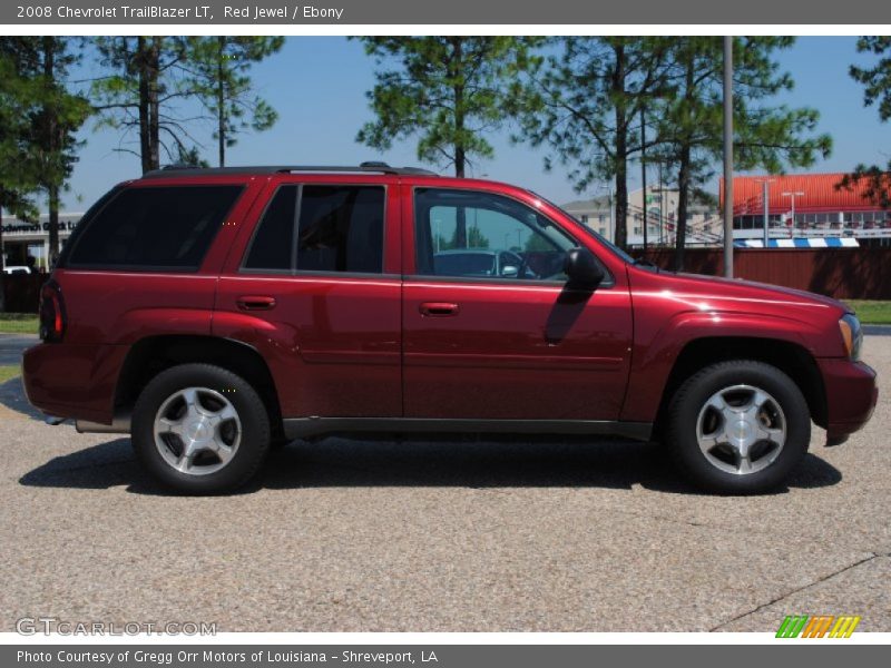 Red Jewel / Ebony 2008 Chevrolet TrailBlazer LT