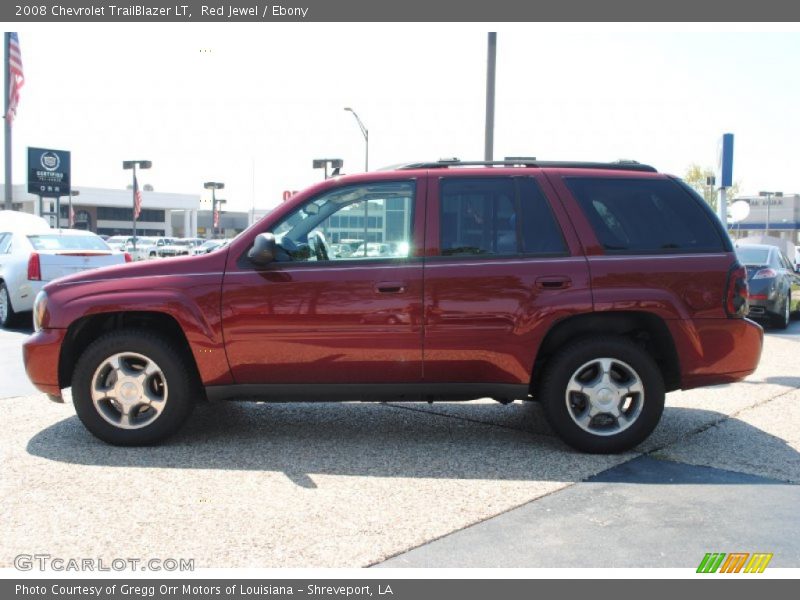 Red Jewel / Ebony 2008 Chevrolet TrailBlazer LT