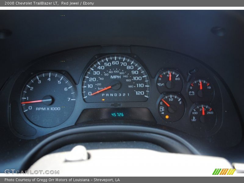 Red Jewel / Ebony 2008 Chevrolet TrailBlazer LT