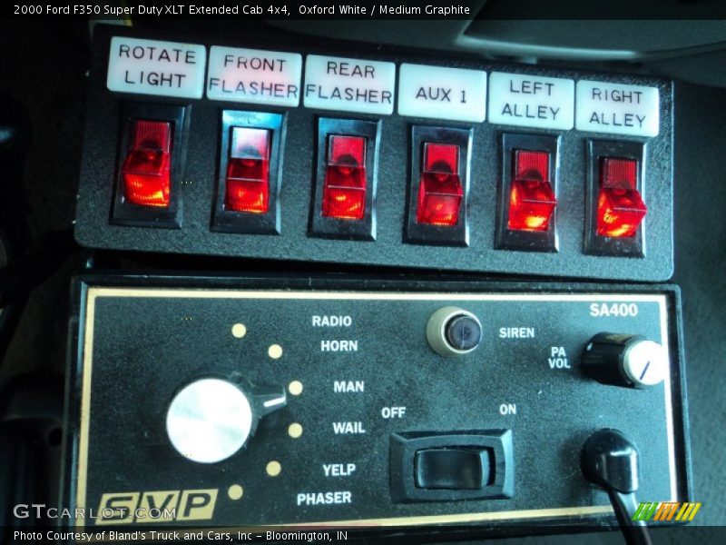Oxford White / Medium Graphite 2000 Ford F350 Super Duty XLT Extended Cab 4x4