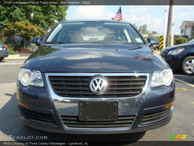 Blue Graphite / Black 2008 Volkswagen Passat Turbo Sedan