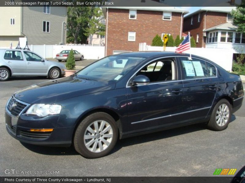 Blue Graphite / Black 2008 Volkswagen Passat Turbo Sedan
