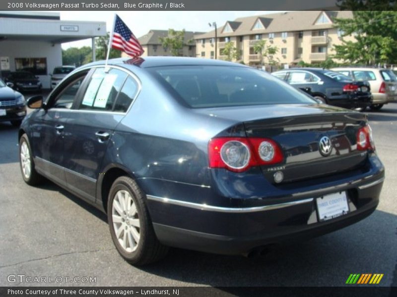 Blue Graphite / Black 2008 Volkswagen Passat Turbo Sedan