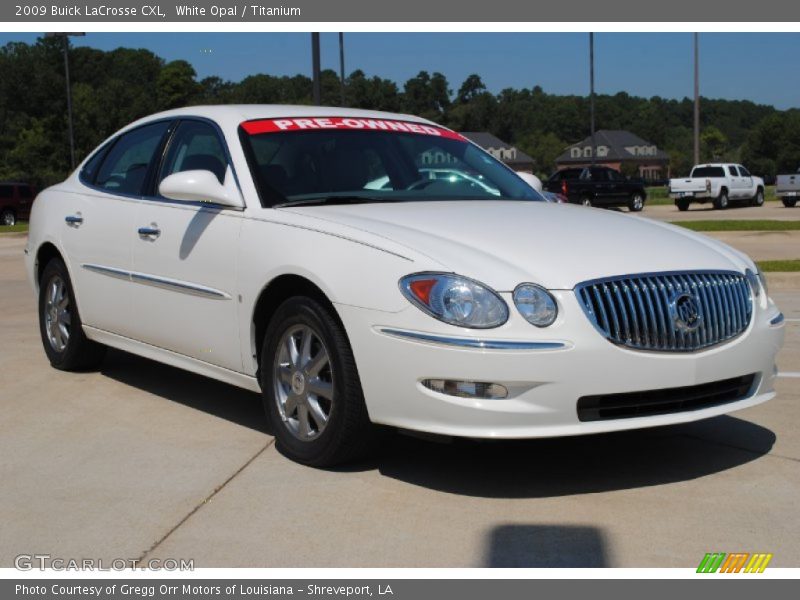 White Opal / Titanium 2009 Buick LaCrosse CXL