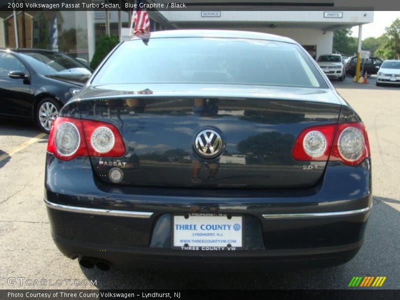 Blue Graphite / Black 2008 Volkswagen Passat Turbo Sedan