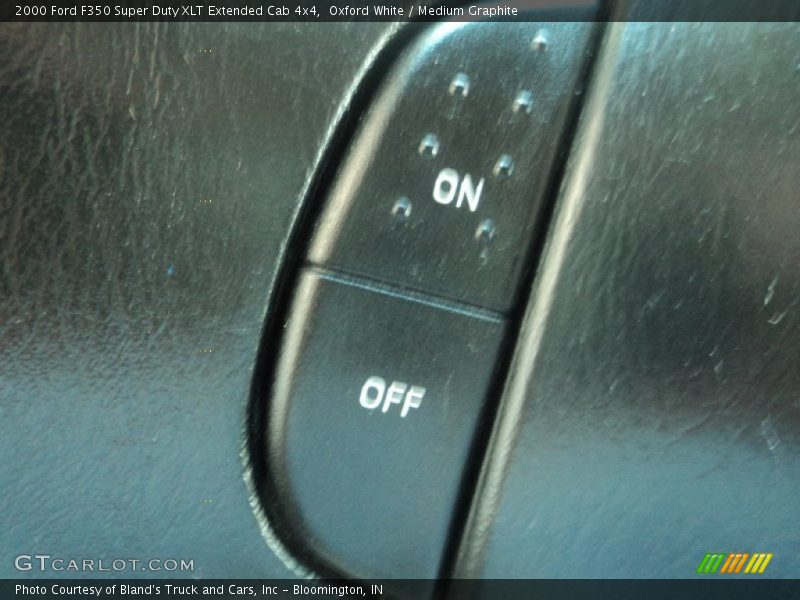 Oxford White / Medium Graphite 2000 Ford F350 Super Duty XLT Extended Cab 4x4