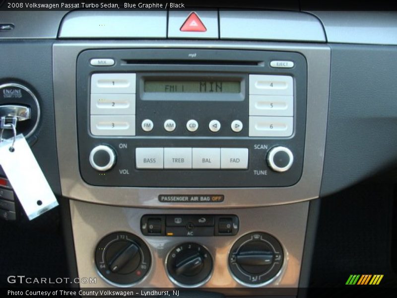 Blue Graphite / Black 2008 Volkswagen Passat Turbo Sedan