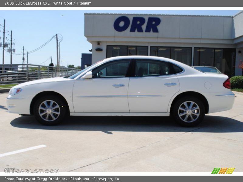 White Opal / Titanium 2009 Buick LaCrosse CXL