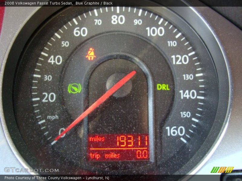 Blue Graphite / Black 2008 Volkswagen Passat Turbo Sedan
