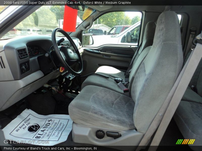  2000 F350 Super Duty XLT Extended Cab 4x4 Medium Graphite Interior