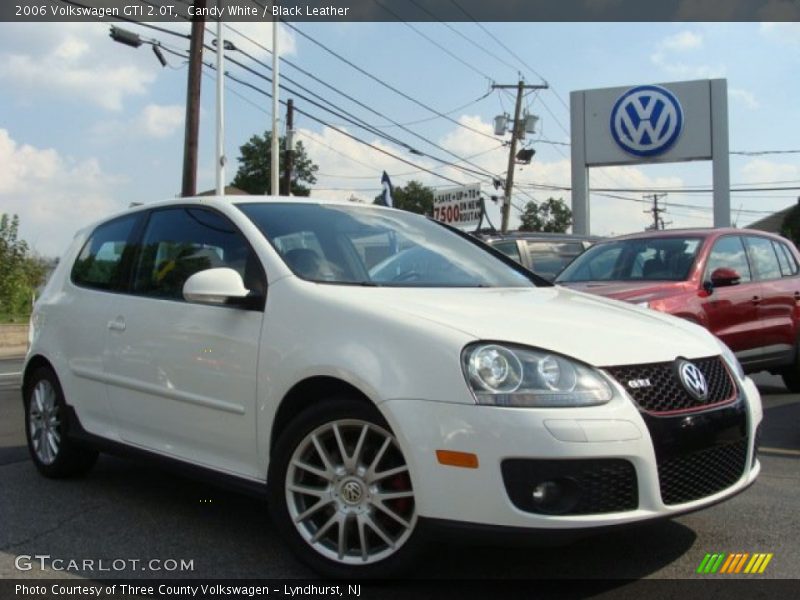 Candy White / Black Leather 2006 Volkswagen GTI 2.0T