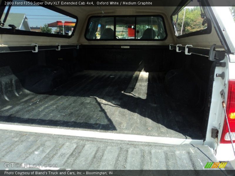 Oxford White / Medium Graphite 2000 Ford F350 Super Duty XLT Extended Cab 4x4