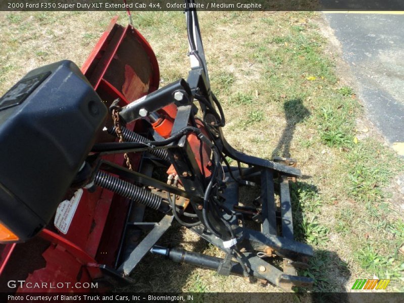 Oxford White / Medium Graphite 2000 Ford F350 Super Duty XLT Extended Cab 4x4