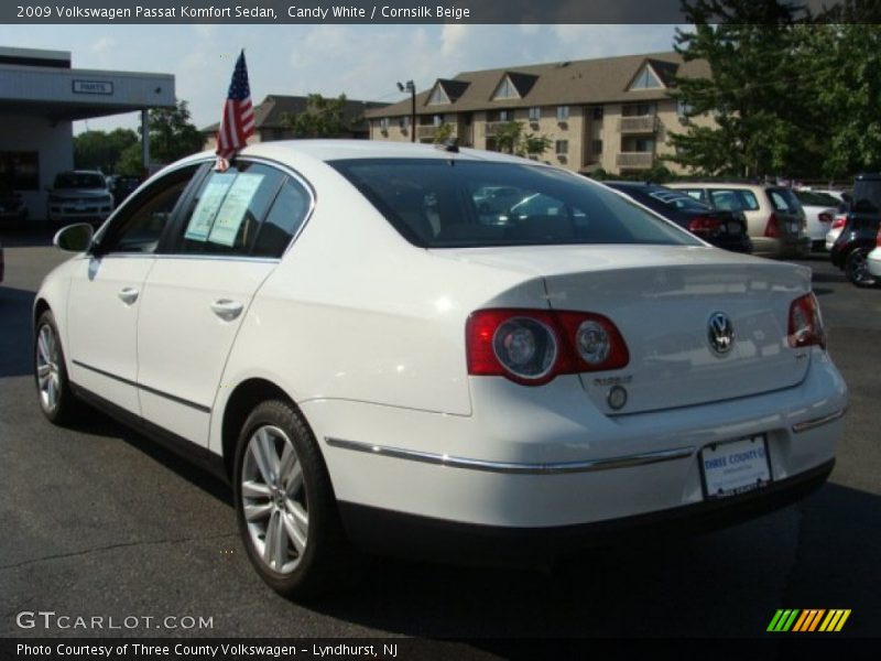 Candy White / Cornsilk Beige 2009 Volkswagen Passat Komfort Sedan