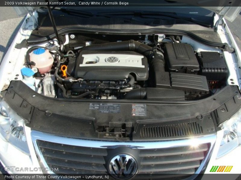Candy White / Cornsilk Beige 2009 Volkswagen Passat Komfort Sedan