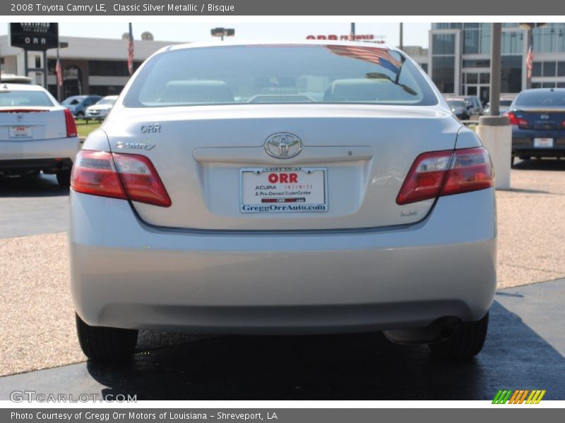 Classic Silver Metallic / Bisque 2008 Toyota Camry LE