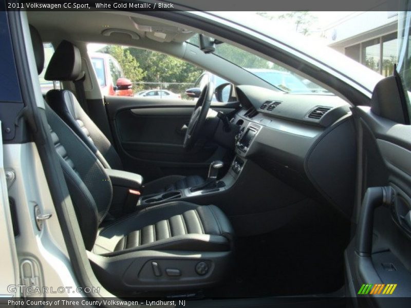 White Gold Metallic / Black 2011 Volkswagen CC Sport