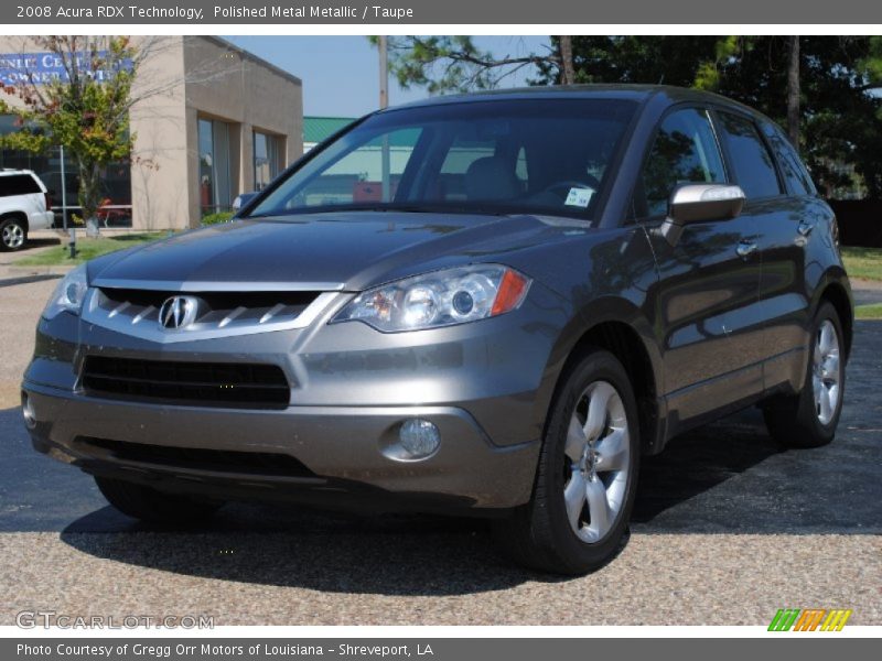 Polished Metal Metallic / Taupe 2008 Acura RDX Technology